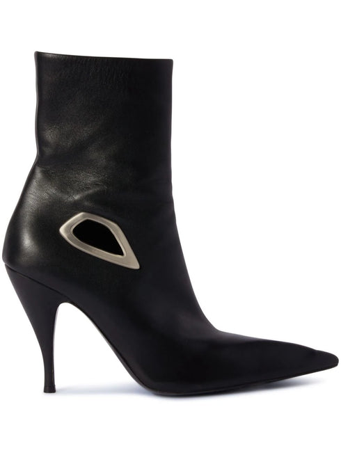 Crescent ankle boots
